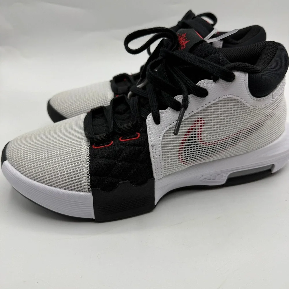Nike LeBron Witness VIII Basketball Shoes‎ White Black FB2239-103 Mens 7 W 8.5
